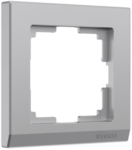 Рамка универсальная Werkel Stark 1-м. серебро картинка